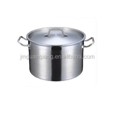 China Sustainable Compound 0.85L Bottom Stainless Steel Milk Stock Cooking Pot Juice Pot for sale