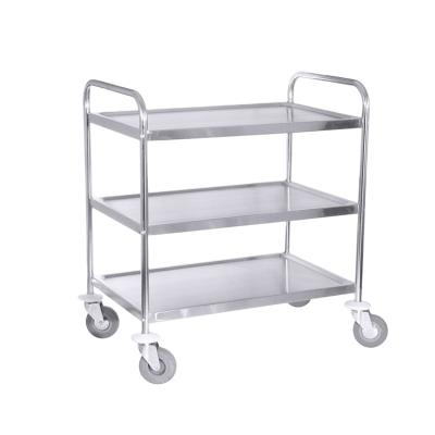 China Custom Restaurant Factory Price Hotel Restaurant Food Service Trolley With Wheels for sale