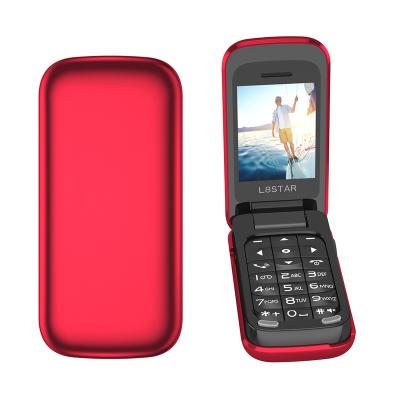 China QWERTY Keyboard Factory Horn Palm Flip Cell Mp 3 Mobile Music Player Mini Phone for sale