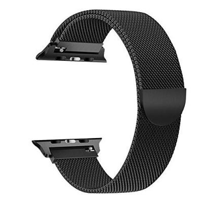 China Stainless Steel Magnetic Buckle For Apple Watch Band 42mm 38mm 44mm Compatible iWatch Bands 40mm Milanese Loop For Series 6/se/5 4 3 2 1 for sale