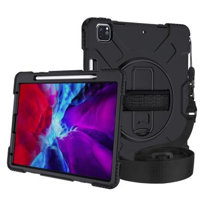 China Built in kickstand & Hand Strap New Arrival Jgx Series Shockproof Cover Case For New Ipad pro 11 2021 Tablets Silicone Rubber Shell Cover for sale