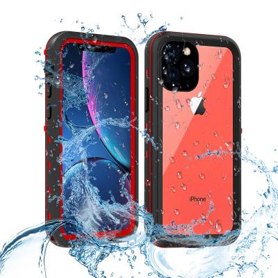 China Anti-drop For Phone iPhone11 Pro 5.8 Shockproof Waterproof Case,Full Body Protective TPU Cover Dustproof Rugged Bumper Underwater Case for sale