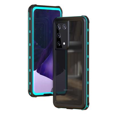 China New Anti-Fall Case PC+ TPU Waterproof Full Lens Protective Phone Shockproof Case For S21 Ultra for sale