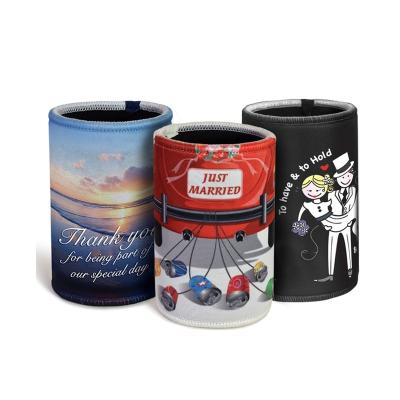 China Custom High Quality Waterproof Insulated Sublimation Beer Logo Stubby Holder Can Cooler Printing Neoprene Stubby Cooler for sale