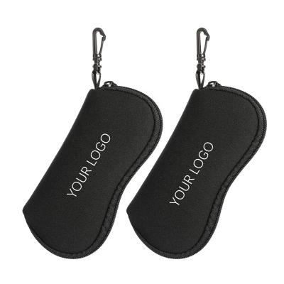 China Custom Glass Storage Glasses Case Wholesale Neoprene Sunglasses Pouch Bag Case for sale