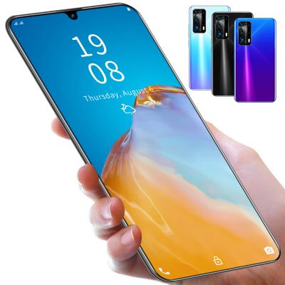 China Dual SIM Card Wholesale Refurbished Cell Phones P40 Plus 7.7Inch 12GB+512GB Phone 5g Fingerprint Unlock Tech Phone for sale