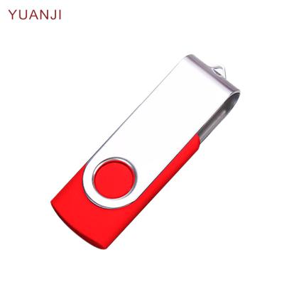 China ABS Plastics + Custom Logo Swivel USB 2.0 2GB 4GB 8GB 16GB 32GB 64GB Metal USB Flash Drive For Business Gift for sale