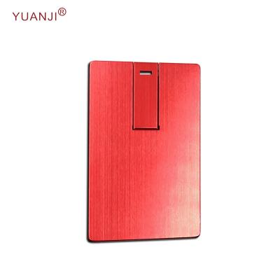 China Metal Customized Flash Logo Credit Card USB Reader 8GB 16GB 32GB New Student Gift for sale