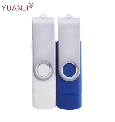 China ABS Plastics +Metal Promotional Gifts Swivel Custom Logo Usb 3.0 Otg Flash Drive for sale