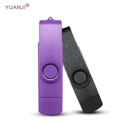 China Wholesale Cheap Rotating Metal U Disk 3.0 Interface OTG USB Flash Drive for sale