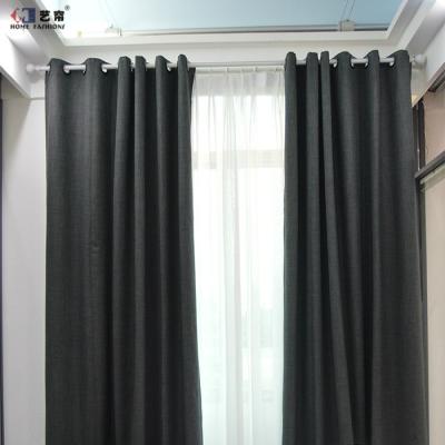 China Simple Customized UV Protection Style Window Blackout And Sunscreen Curtains For Living Room for sale