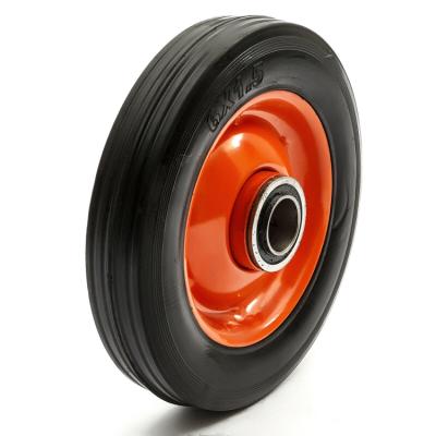 China Building Material Stores Factory Supply Hot Price Material Wheel 6 Inch Rubber Caster Wheels for sale