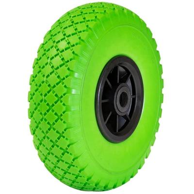 China Construction Material Shops 10 Inch 3.00-4 Anti-Sting And PU Foam Anti-UV Flat Freewheel for sale