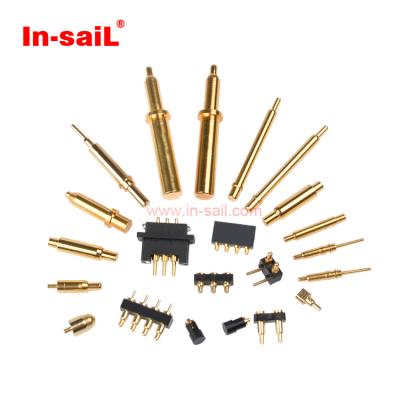 China Hot sale industrial equipment gold plated pogo pin spring loaded connnetor for sale