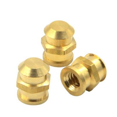 China Heavy Industry M3 M5 M6 M8 Brass Threaded Injection Cast In Thread Inserts Nuts For Plastics And Laptop for sale