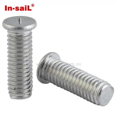 China Industry/machinery/building/mechanical stainless steel threaded insert welding copper-market stud for sheet metal for sale