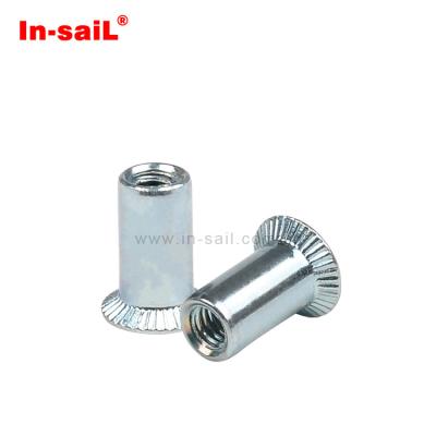 China Heavy Industry Aluminum Metric Stainless Steel M6 Rivet Nut Set For Housing And Panels for sale