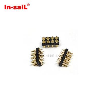 China Power Available 2 Pin Pogo Pin Magnetic Pin Connectors With Leads For Battery for sale