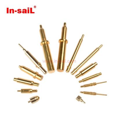 China High Current Power Gold Plated Magnetic Copper Pogo Pin Connector For PCB Rack for sale