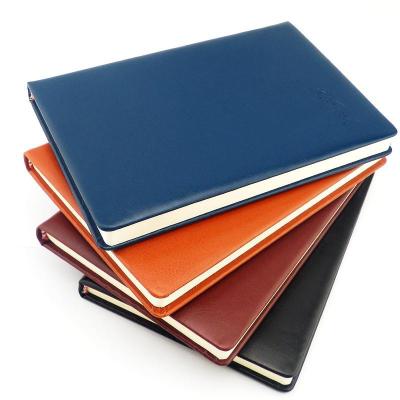 China Factory Directly Offset Printing Hardcover PU Leather Cover Notebook for sale