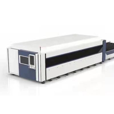 China Hydraulic laser CUT high power fiber laser cutting machine exchange table fiber laser metal cutter for sale