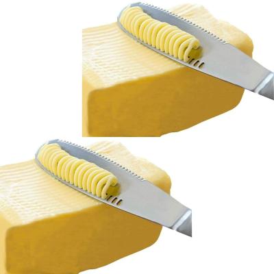 China Sustainable Stainless Steel Butter Spatula - 3 in 1 Kitchen Instrument Butter Tool for sale