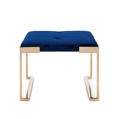 China Factory Soft High Quality Light Bedroom Furniture Luxury Makeup Stool Stool for sale