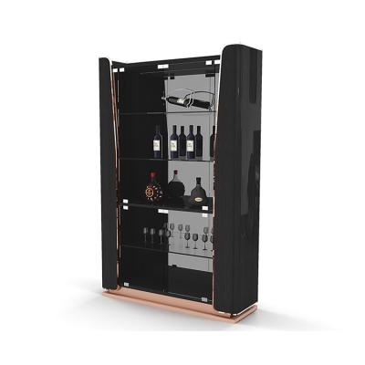 China Modern Factory Best Hot Sales Living Room Both Door Wine Display Cabinet Luxury Storage Cabinets for sale