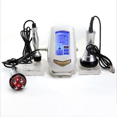 China Weight Loss Slimming 3 in 1 Cavitation Vacuum RF 40K Cavitation Slimming Machine Vacuum RF Roller+Tripolar RF Cavitation Slimming Machine for sale