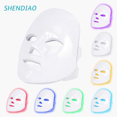 China Pigment Removal 7 Color Led Photon Light Therapy Machine Led Beauty Facial Mask for sale