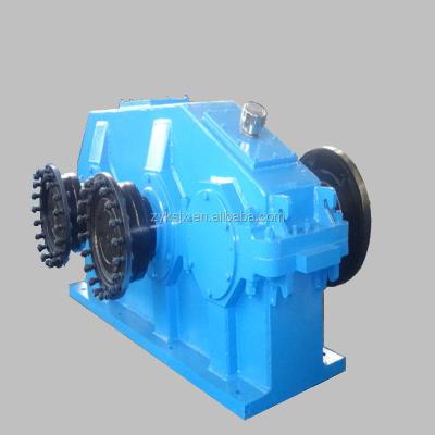 China Hard-tooth Mining Gear Output Double Shaft Gearbox Outboard Reducer for sale