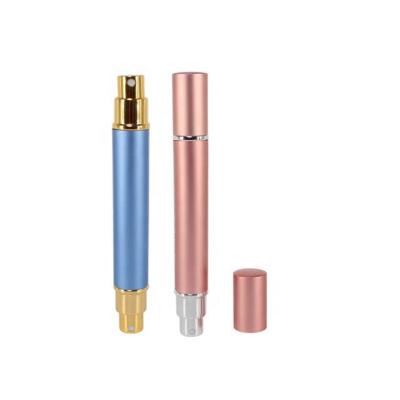 China Personal Care Double Spray Heads Perfume Empty Perfume Atomizer Refill Atomizers Metal Aluminum Perfume Bottle for sale