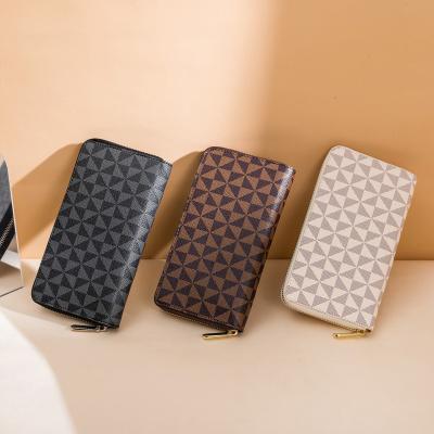 China Famous Brands Style Waterproof Famous Designer Clips Long Card Holder Luxury Men's PU Purses Ladies Wallets Ladies Wallet Women's Wallets for sale