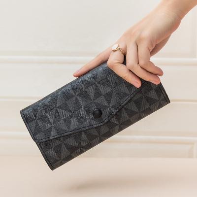 China Designer Waterproof Bag Famous Brands Style Women's Wallets PU Wallets Long Purse Luxury Wallet Women Men Leather Card Holder for sale