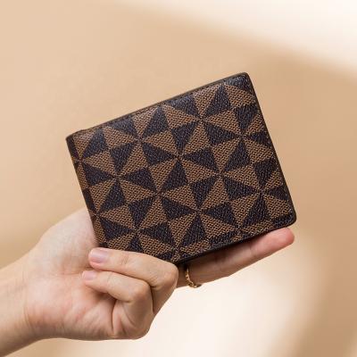 China Women's wallett designer style brands purse card holder purses PU leather famous luxury men's waterproof wallets for sale