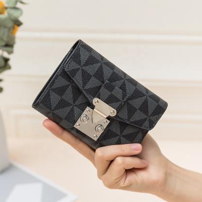 China Women's Purses Designer PU Leather Wallets Purse Style Brands Card Holder Bag Women Purses Waterproof Luxury Famous Ladies Wallett for sale