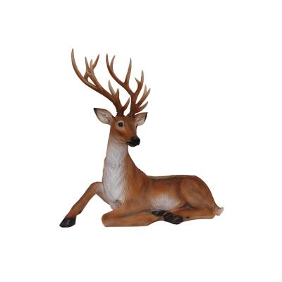 China Modern Wholesale Creative Popular Resin Open Modern Art Style Resin Deer Vase Flowerpot for sale