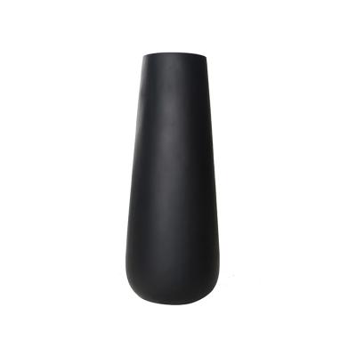 China Hot Selling Modern Genuine Brand New Black Minimalist Vase Vase Flower With Face for sale