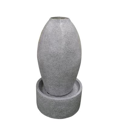 China Modern Simple Resin Lucky Egg Flowing Water Outdoor Water Fountain for sale