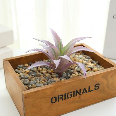 China Hot Sale Indoor Decorative Plastic Heads Minimalist Mini Plants For Hotel Decoration Artificial Succulents for sale