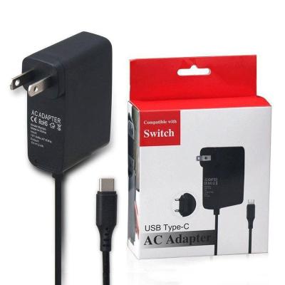 China ABS RTS Type-C Charger Power Supply AC Adapter Power Charger For Nintendo Switch EU/US Plug for sale