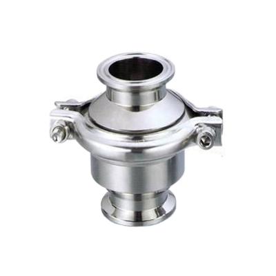 China General 304 /316L Food Grade Stainless Steel Spring 43mm Sanitary Clamp Check Valve for sale