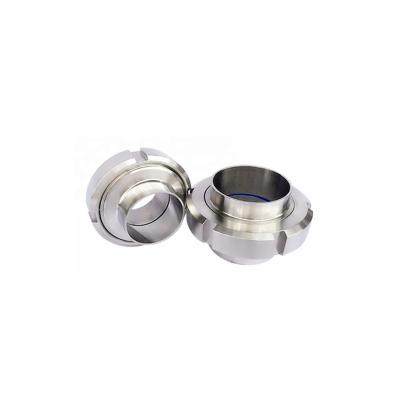 China Connect pipes and valves together by screw method DIN SMS IDF RJT DS stainless steel 304 316L stainless steel 316L mating union set for sale