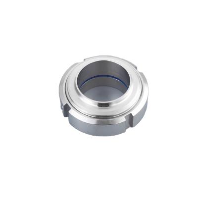 China Food SS304 SS316l Sanitary Stainless Steel Flange Hex 2 Inch Pipe Fitting Union for sale