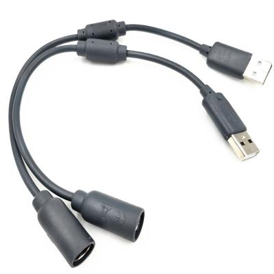 China 30CM xbox360 Data USB Transmission Extension Detach Adapter to PC Converter Cable for Microsoft Xbox 360 Wired Controller Breakaway Cable for sale