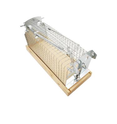 China Disposable Reusable Humane Hot Selling Wooden Wire Mesh Mouse Cage &metal Automatic Trap for sale