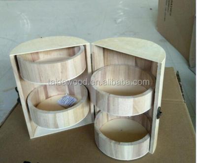 China Europe Design Your Own Wooden Unfinished Box Barrel DIY Trinket Jewelry Craft for sale