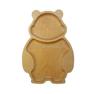 China Wooden pebble fox dish to hold fruit and bread for sale