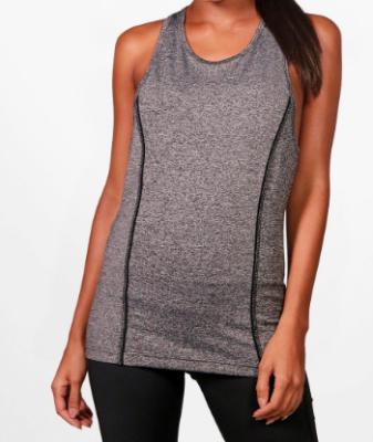 China Crop Gym Tank Racerback Yoga Tops Antibacterial Workout Women's Yoga Tops Sleeveless Yoga Tops for sale