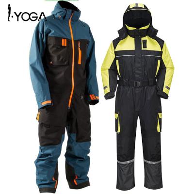 China Plus Size Quality Ski Suits Men Snowsuit Waterproof One Piece Snow Suits For Winter Outdoor Sports for sale